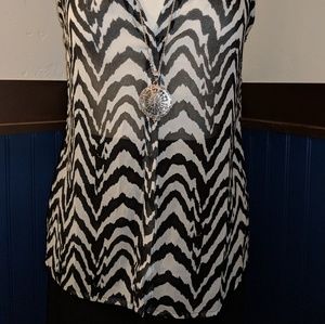 Banana Republic sleeveless blouse